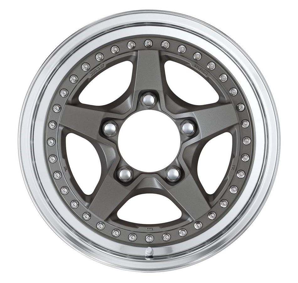 Work Wheels CRAG Galvatre2 3-Piece Normal Standard A Disc - WORK-CGA2-16x6.0-STDN-MGM