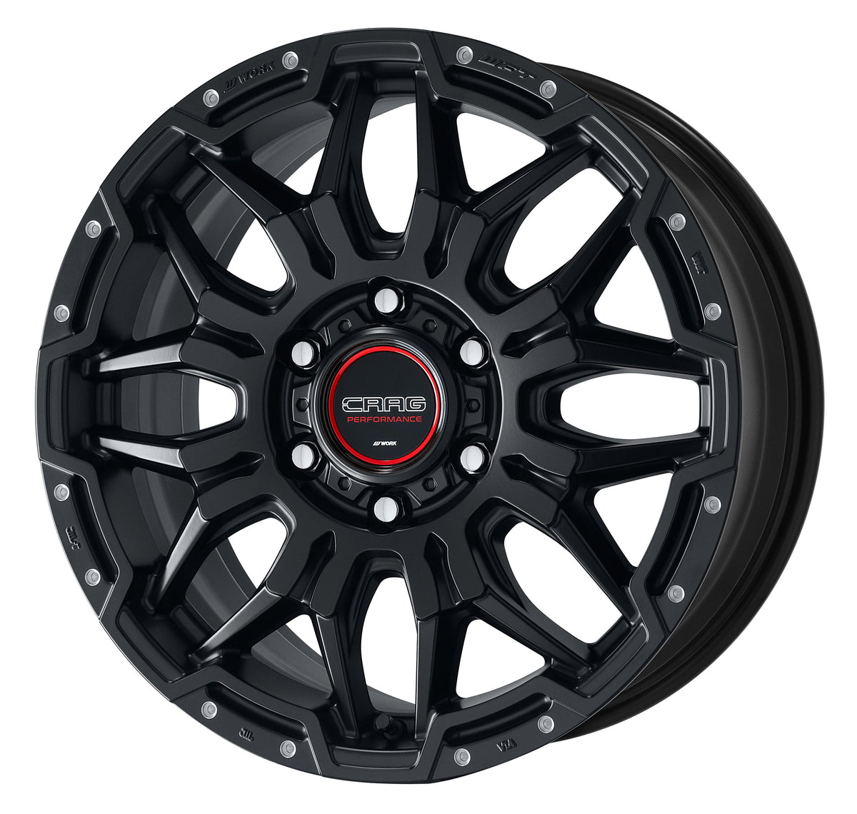 Work Wheels CRAG LCG - WORK-CLCG-18x8.0-ET52-MBLPM