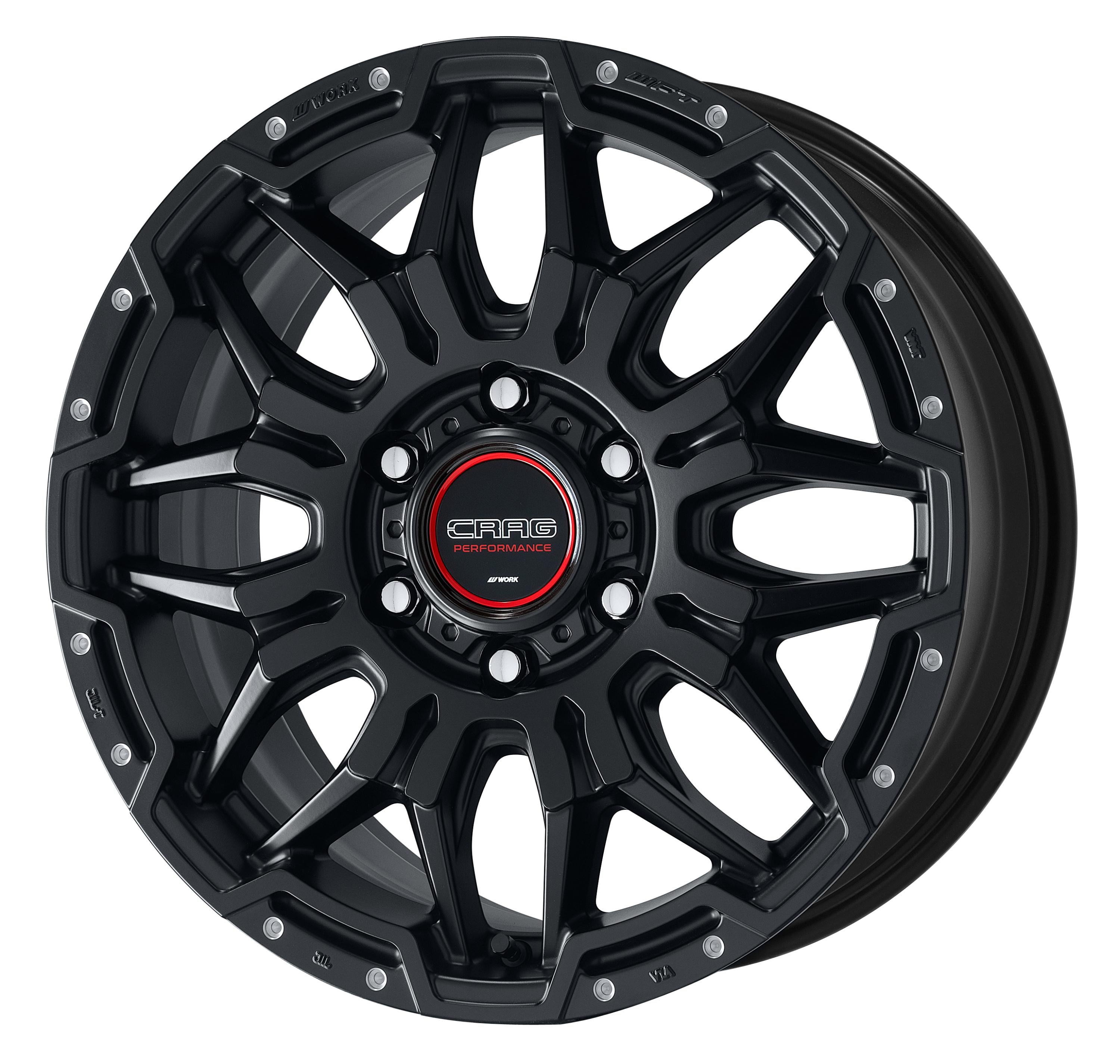 Work Wheels CRAG LCG - WORK-CLCG-18x8.0-ET52-MBLPM