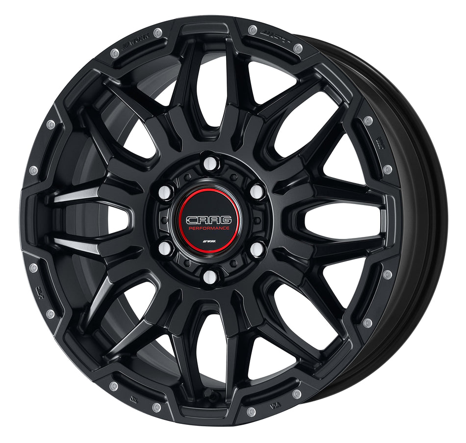 Work Wheels CRAG LCG - WORK-CLCG-18x8.0-ET52-MBLPM
