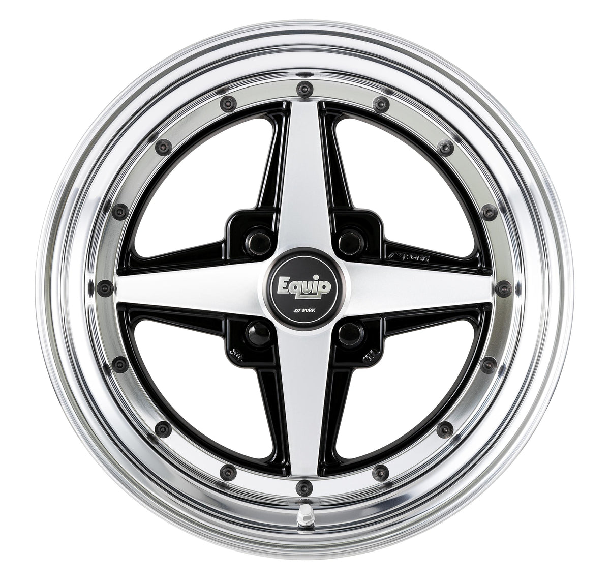 Work Wheels Equip 01 3-Piece Normal Standard A Disc - WORK-EQ01-14x6.0-STDN-BP