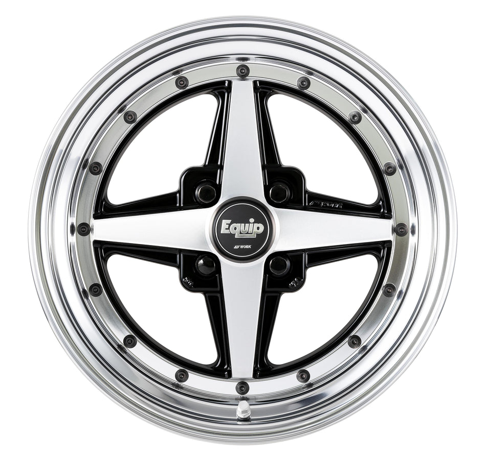 Work Wheels Equip 01 3-Piece Normal Standard A Disc - WORK-EQ01-15x10.5-STDN-BP