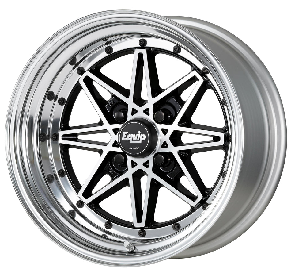 Work Wheels Equip 03 3-Piece Normal Standard A Disc - WORK-EQ03-15x10.5-STDN-BP