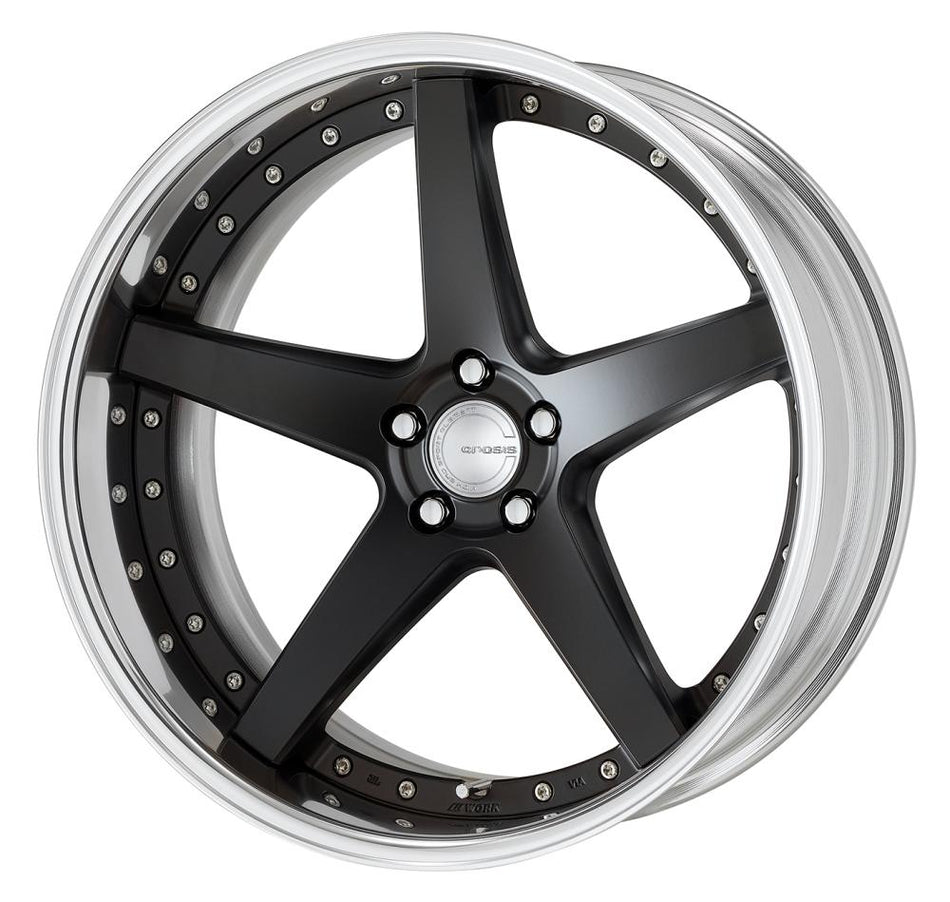 Work Wheels GNOSIS CVF 2-Piece Full Reverse Standard A Disc - WORK-GCVF-19x11.5-STDFR-MBL
