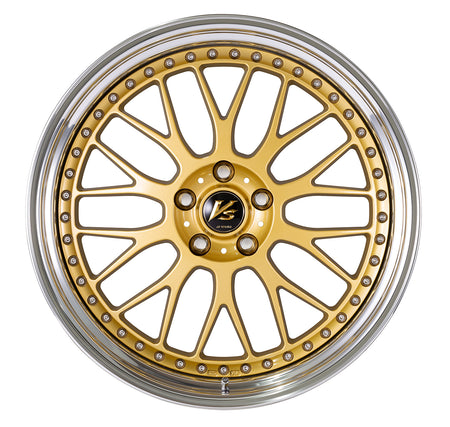 Work Wheels VS XX 3-Piece Full Reverse Standard A Disc - WORK-VSXX-18x11.0-STDFR-GLD