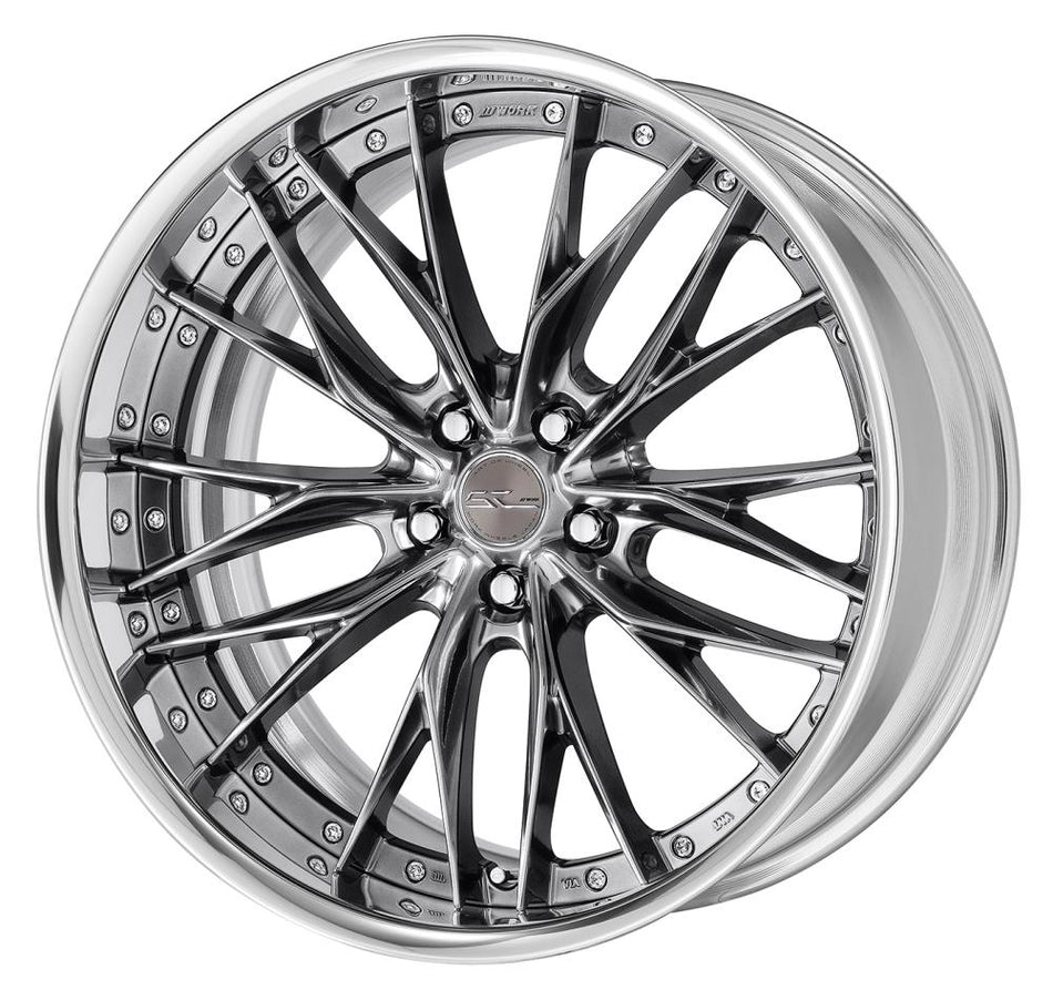 Work Wheels SCHWERT BRUNNEN 2-Piece Full Reverse Standard A Disc - WORK-SBRN-20x9.5-STDFR-BSB