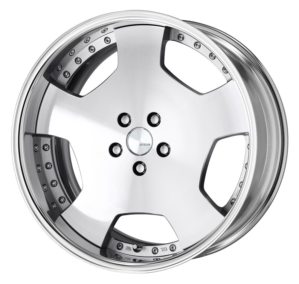 Work Wheels LANVEC LDZ 2-Piece Full Reverse Standard A Disc - WORK-LLDZ-19x9.5-STDFR-MSP