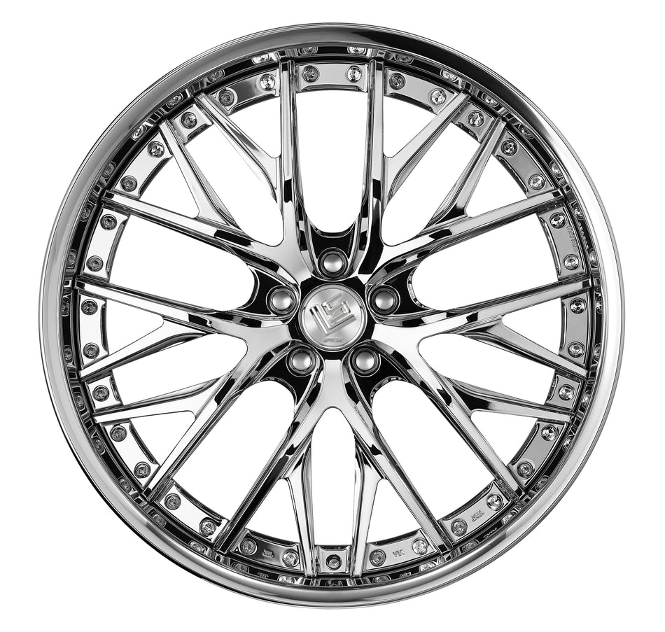 Work Wheels LS Vajra 3-Piece Full Reverse Standard A Disc - WORK-LVAJRA-22x10.0-STDFR-SC