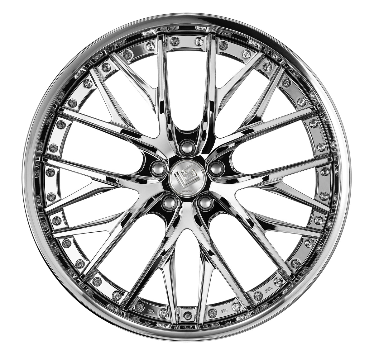 Work Wheels LS Vajra 3-Piece Full Reverse Standard A Disc - WORK-LVAJRA-21x13.0-STDFR-SC