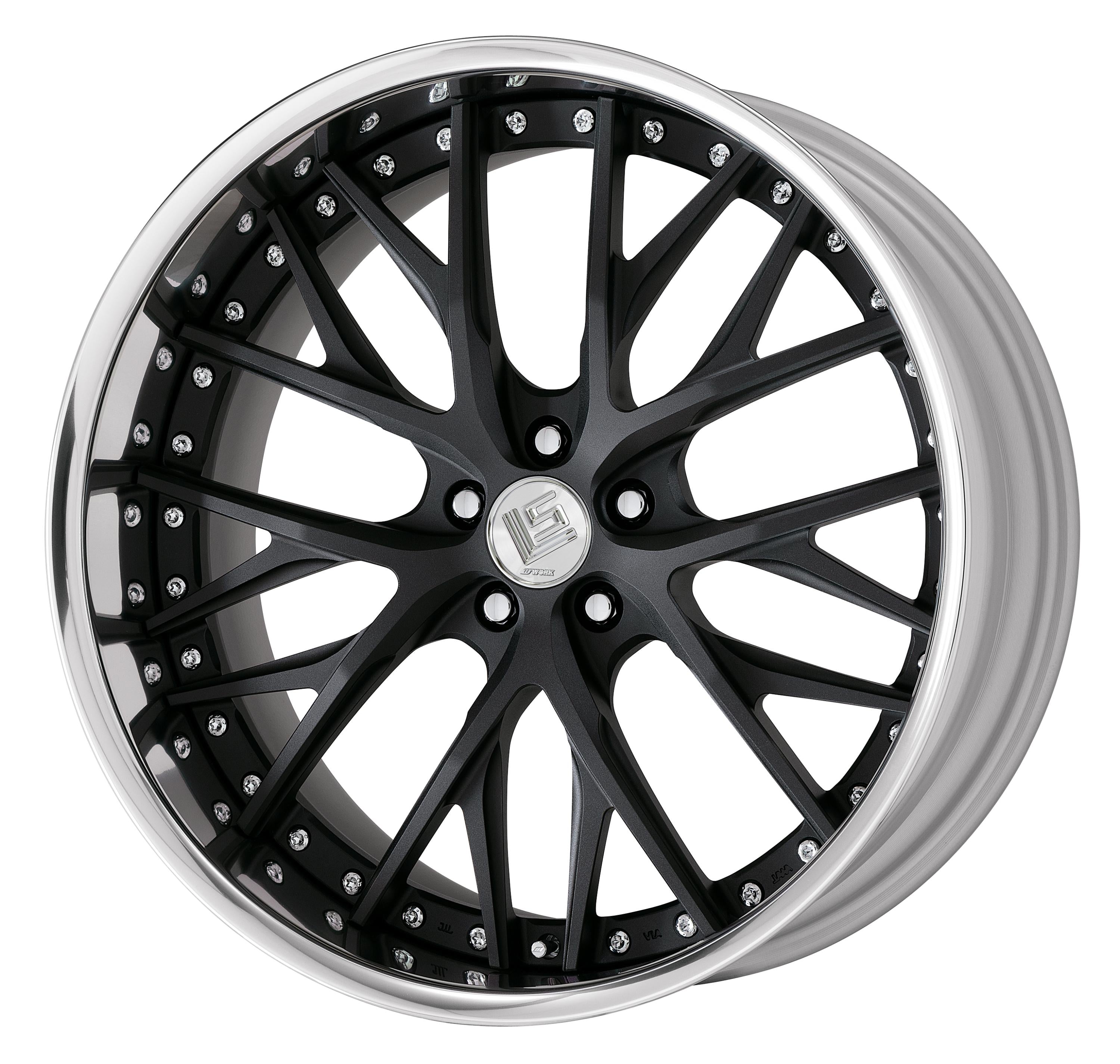 Work Wheels LS Vajra 3-Piece Full Reverse Standard A Disc - WORK-LVAJRA-22x8.0-STDFR-SKB
