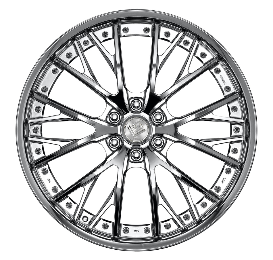 Work Wheels LS Vajra SUV 3-Piece Full Reverse Deep Rim O Disc - WORK-LVSSUV-22x11.5-STDFR-SC