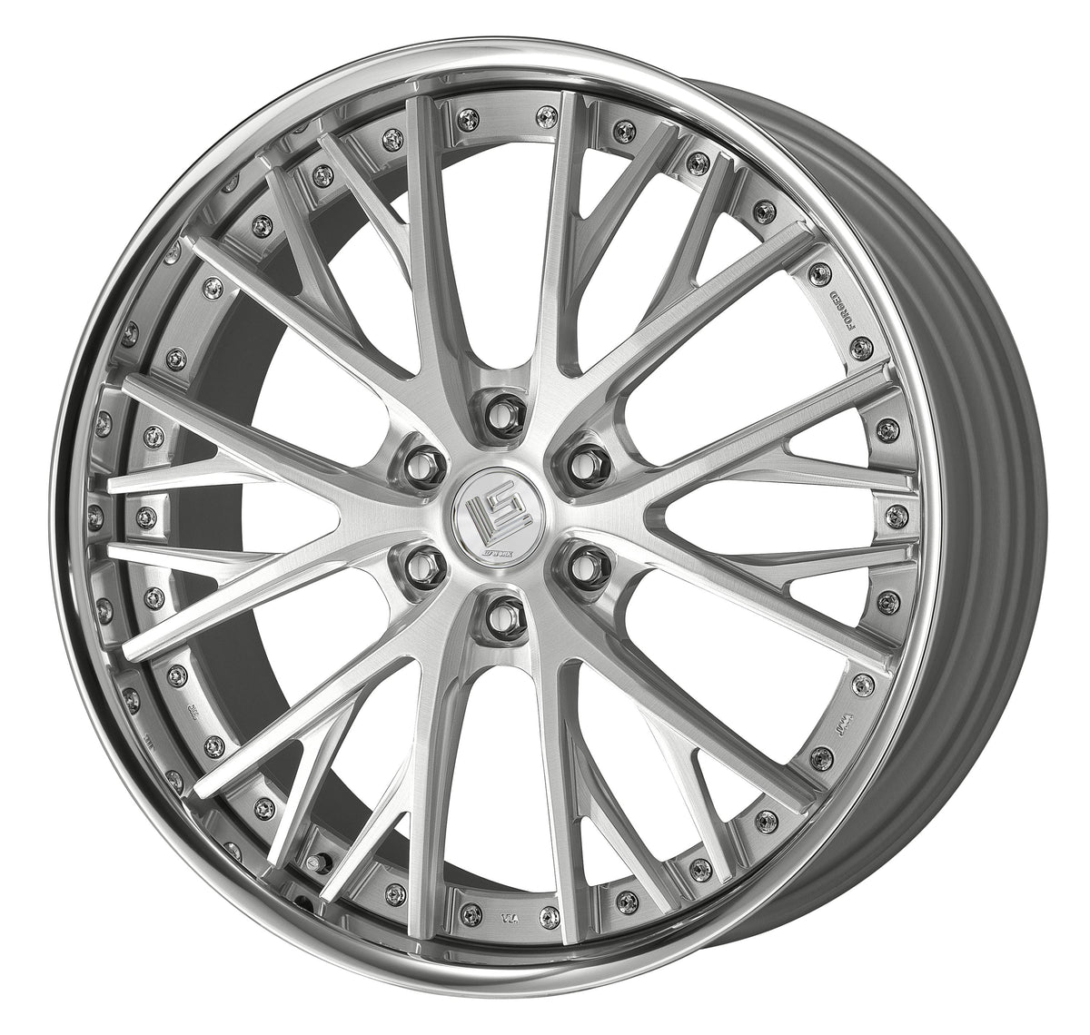 Work Wheels LS Vajra SUV 3-Piece Full Reverse Deep Rim O Disc - WORK-LVSSUV-22x8.5-STDFR-BRU