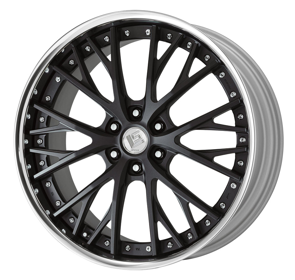 Work Wheels LS Vajra SUV 3-Piece Full Reverse Deep Rim O Disc - WORK-LVSSUV-24x12.0-STDFR-SKB