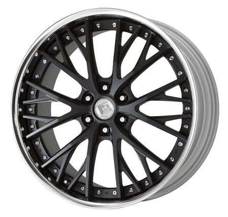 Work Wheels LS Vajra SUV 3-Piece Full Reverse Deep Rim O Disc - WORK-LVSSUV-22x12.0-STDFR-SKB
