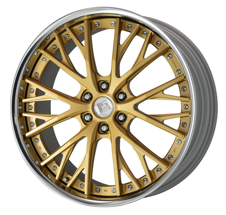 Work Wheels LS Vajra SUV 3-Piece Full Reverse Deep Rim O Disc - WORK-LVSSUV-24x9.5-STDFR-GLD