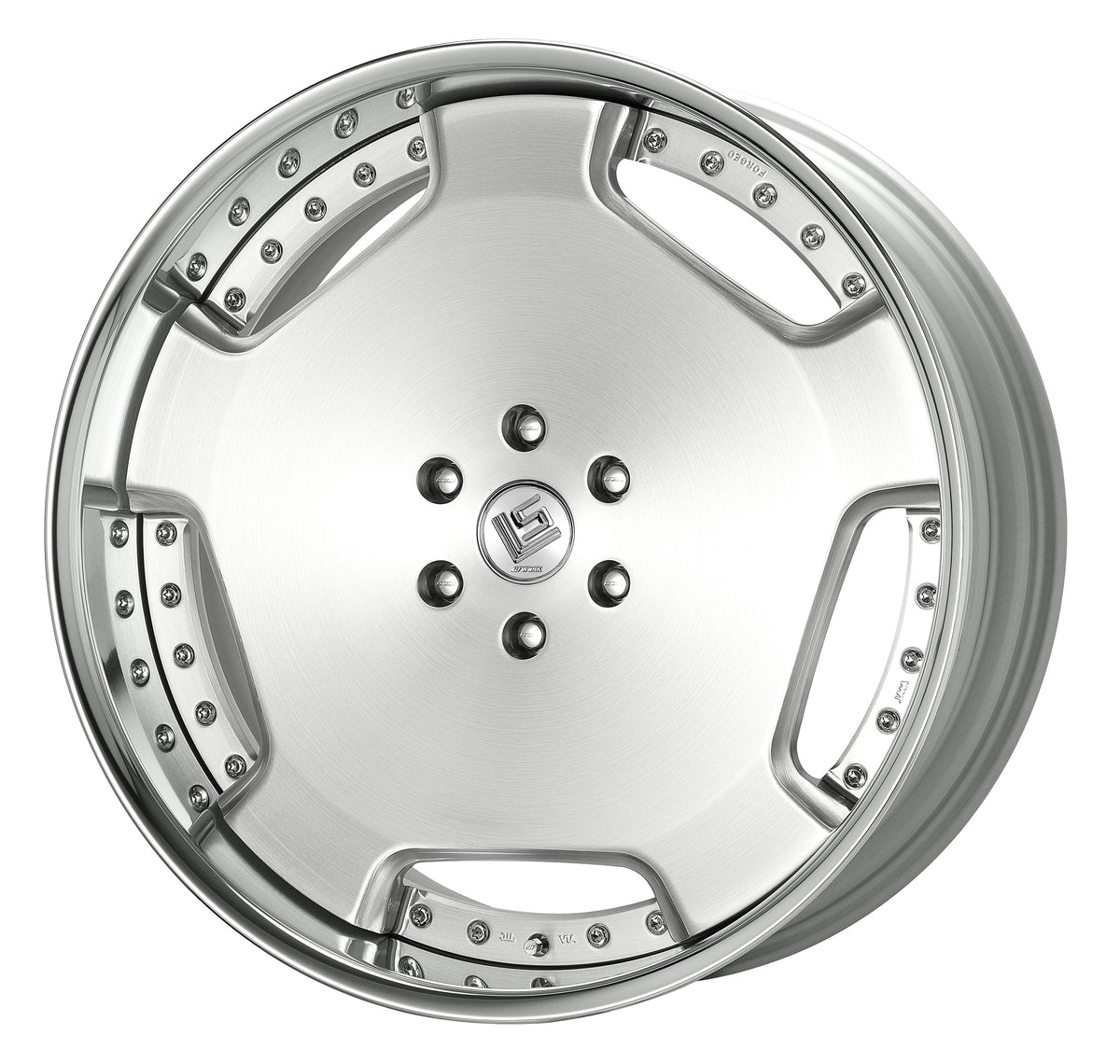 Work Wheels LS Adamas 3-Piece Full Reverse Standard A Disc - WORK-LSADAMAS-24x9.5-STD-BRU