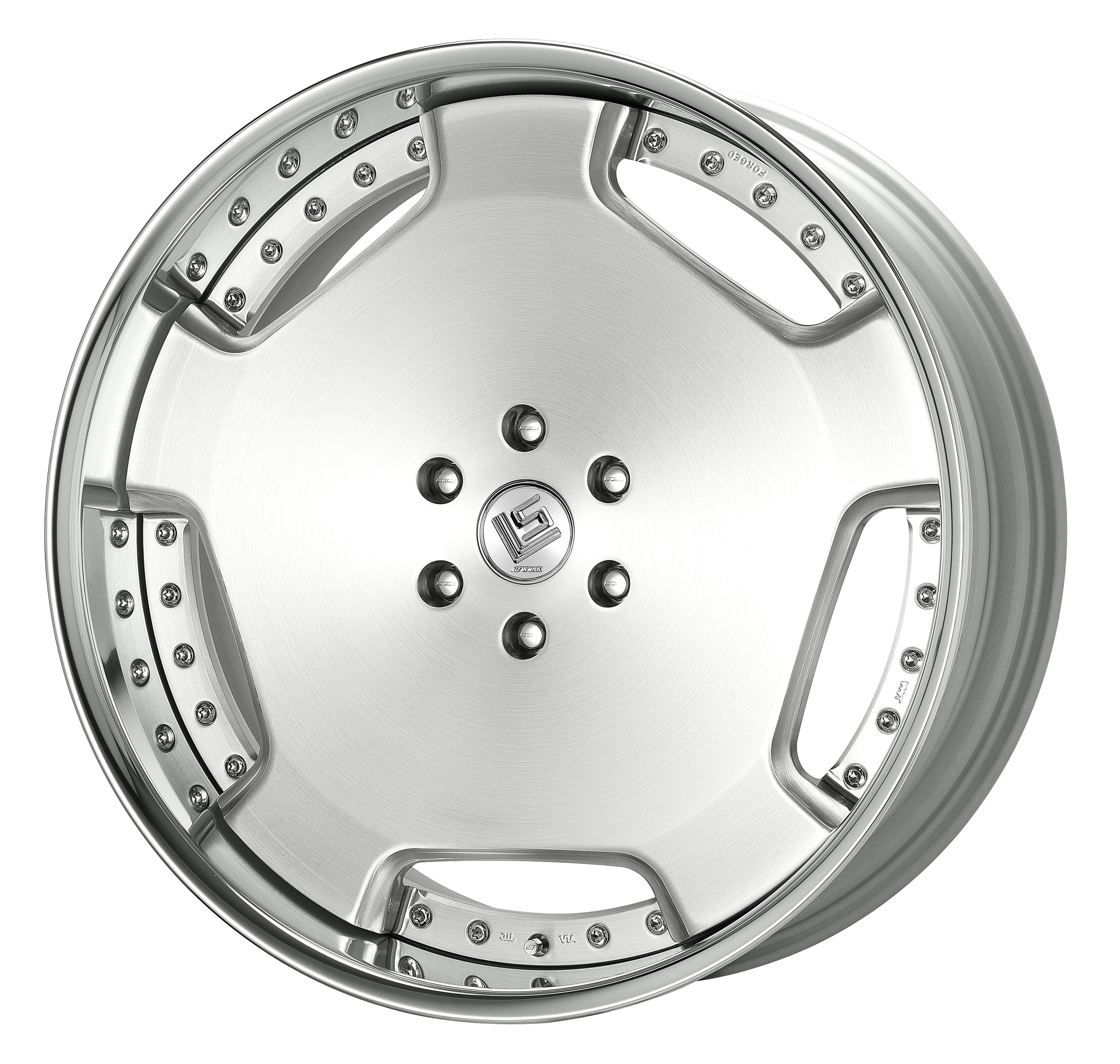 Work Wheels LS Adamas 3-Piece Full Reverse Standard A Disc - WORK-LSADAMAS-22x9.5-STD-BRU