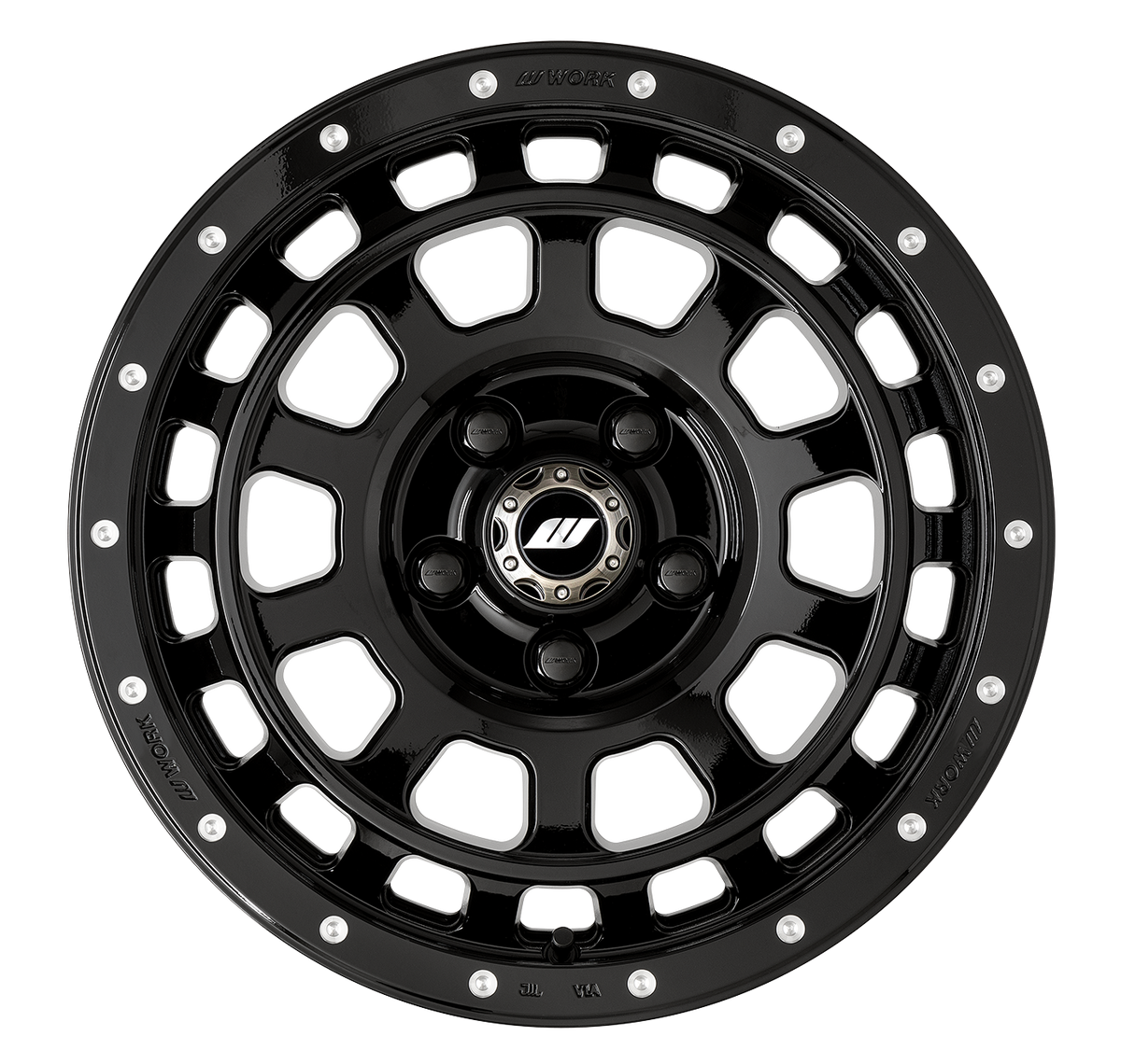 Work Wheels CRAG T-GRABIC MC+ - WORK-CTGM-15x5.0-4x100-ET45-BLKPM