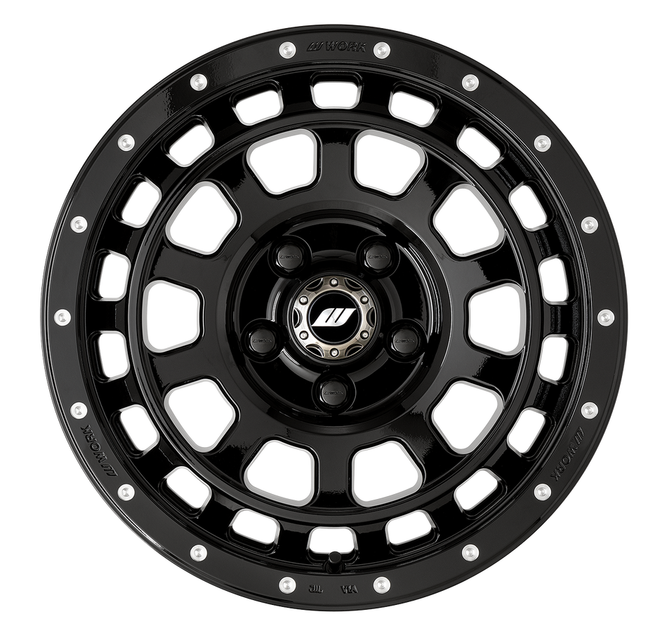 Work Wheels CRAG T-GRABIC MC+ - WORK-CTGM-15x5.0-4x100-ET45-BLKPM