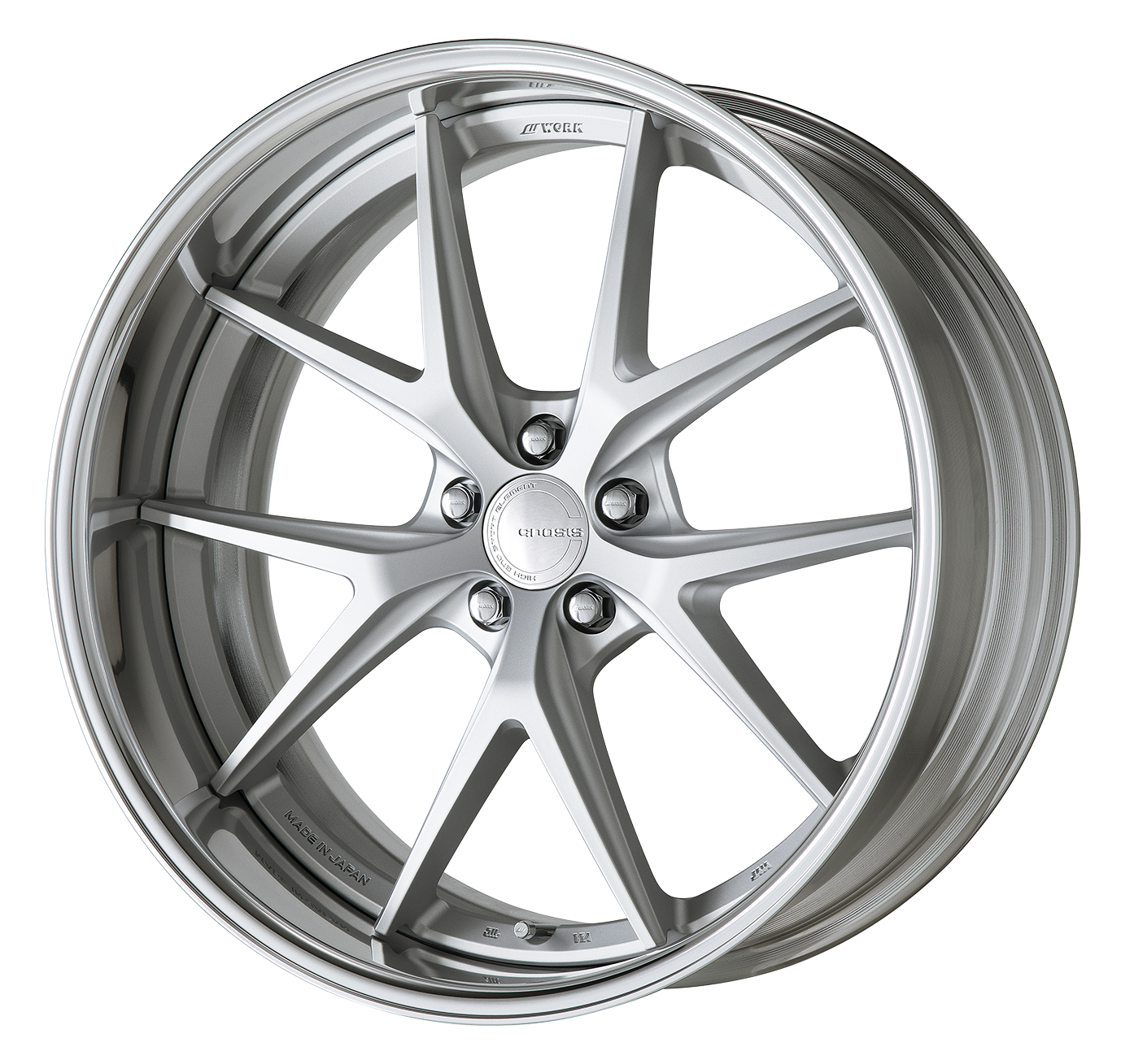 Work Wheels GNOSIS RXS 2-Piece Full Reverse Standard A Disc - WORK-GRXS-20x10.0-STDFR-MSL
