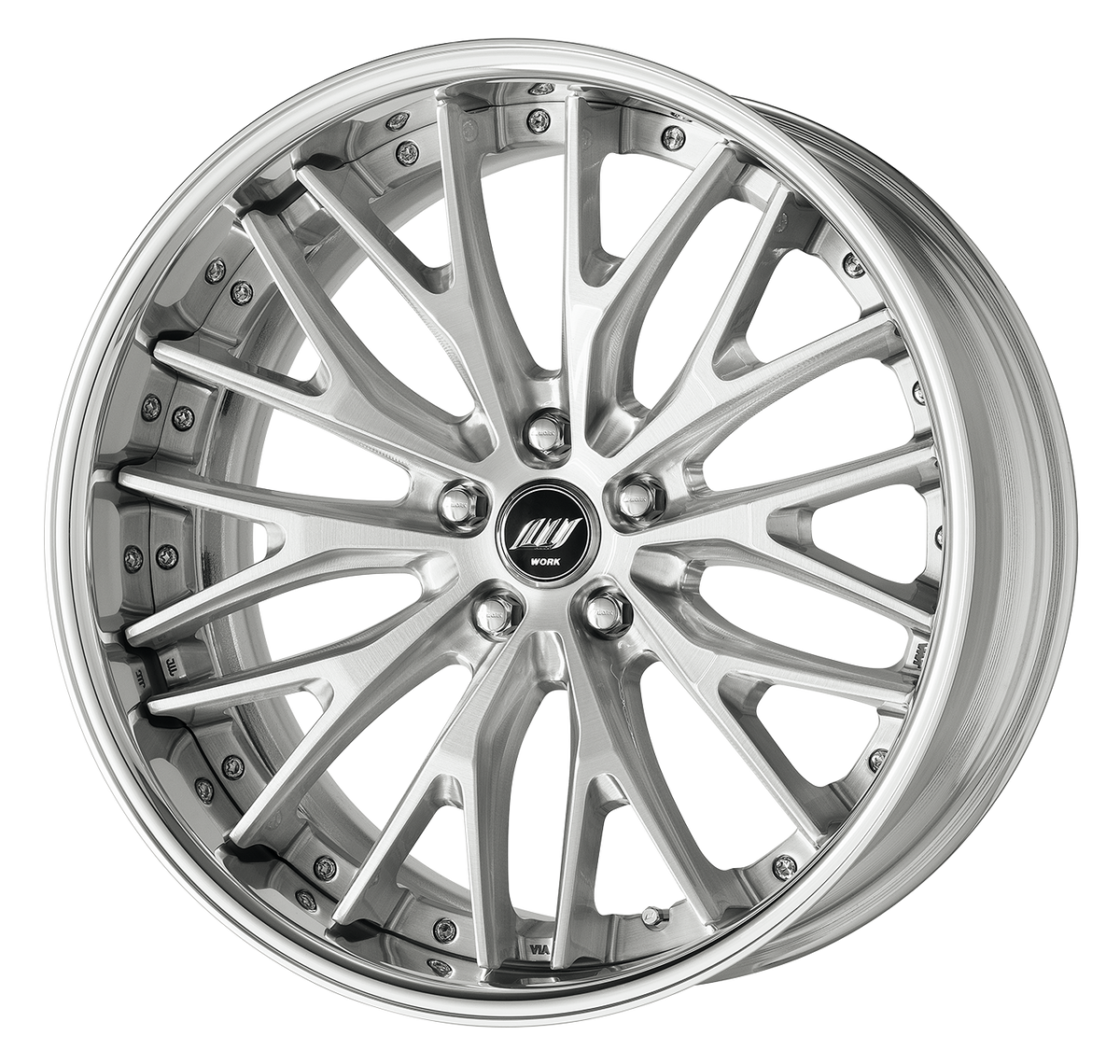Work Wheels ZEAST BSTX 2-Piece Full Reverse Standard A Disc - WORK-ZBSX-19x9.5-STDFR-BRU