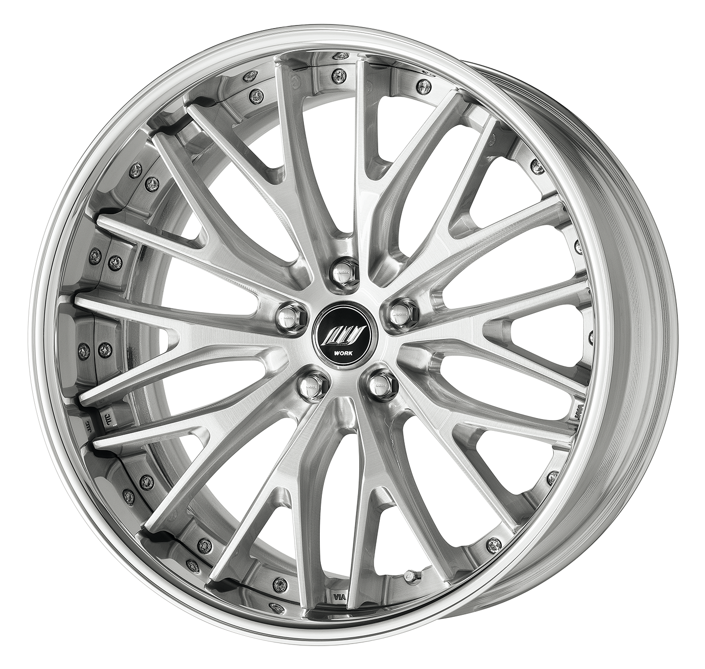 Work Wheels ZEAST BSTX 2-Piece Full Reverse Standard A Disc - WORK-ZBSX-19x9.5-STDFR-BRU