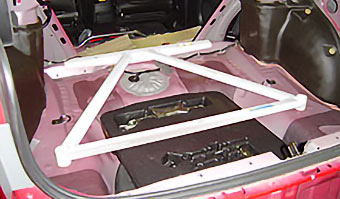 Okuyama Carbing - Rear Trunk Brace - Honda Accord Euro R CL7 - 695 227 0