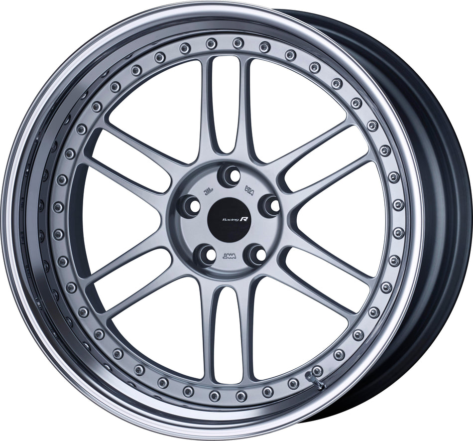 Enkei Japan RM-F1 - 19x8.5J - 5x112 - ET: 37 (Silver) - JDM-RMF1-985-5112-37S