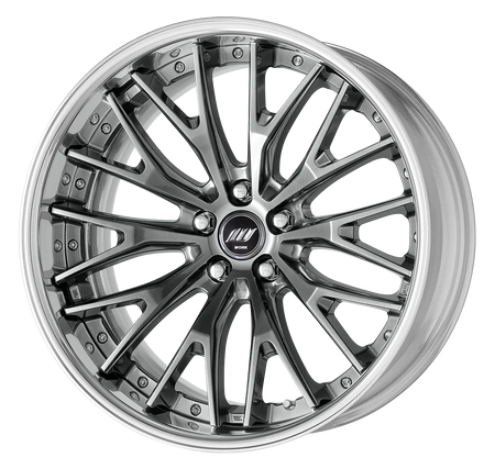 Work Wheels ZEAST BSTX 2-Piece Full Reverse Standard A Disc - WORK-ZBSX-19x9.5-STDFR-BSB