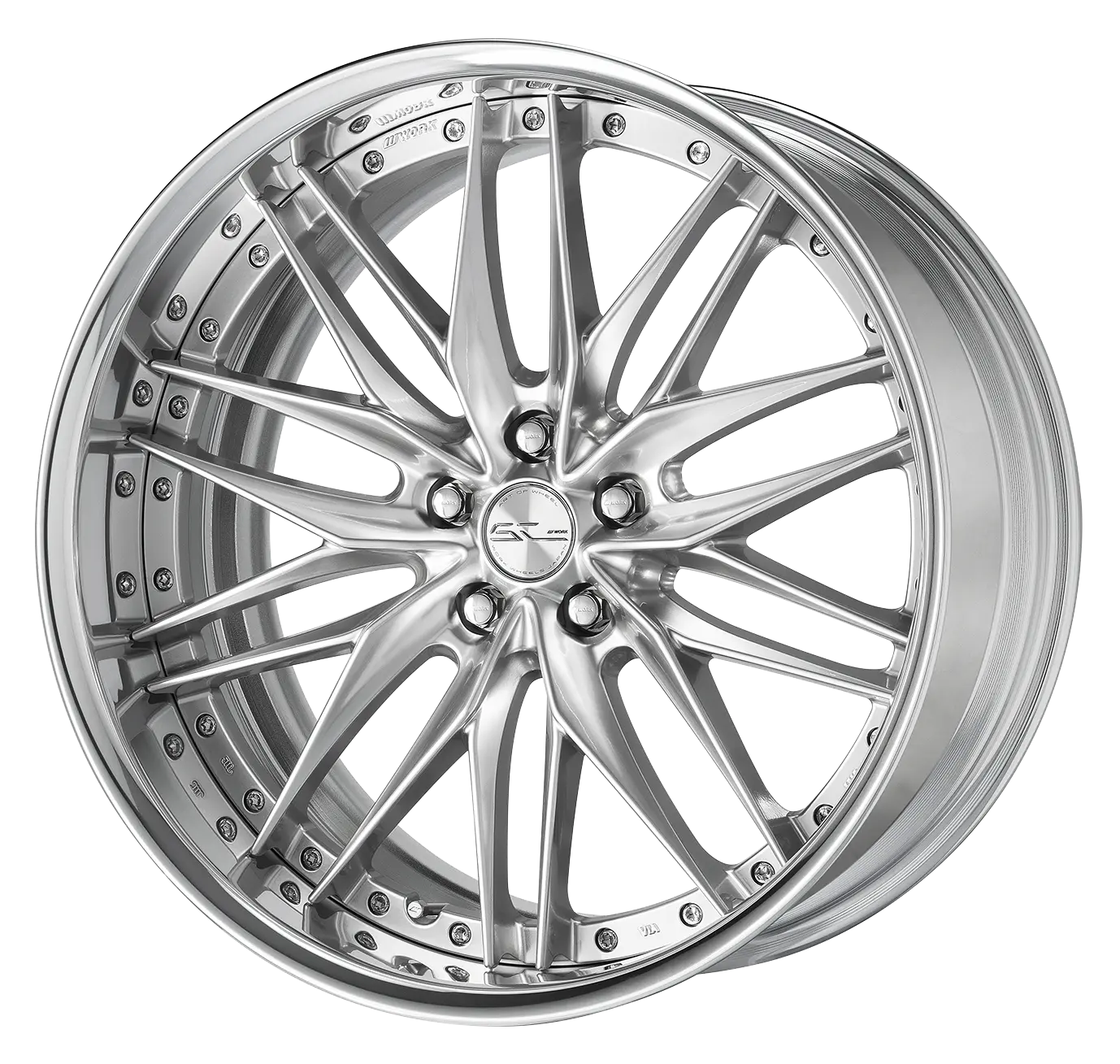 Work Wheels SCHWERT QUELL2 2-Piece Full Reverse Standard A Disc - WORK-SQL2-19x10.0-STDFR-GBS