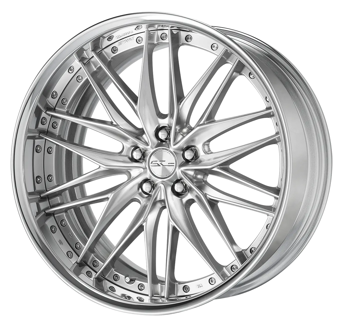Work Wheels SCHWERT QUELL2 2-Piece Full Reverse Standard A Disc - WORK-SQL2-19x8.0-STDFR-GBS