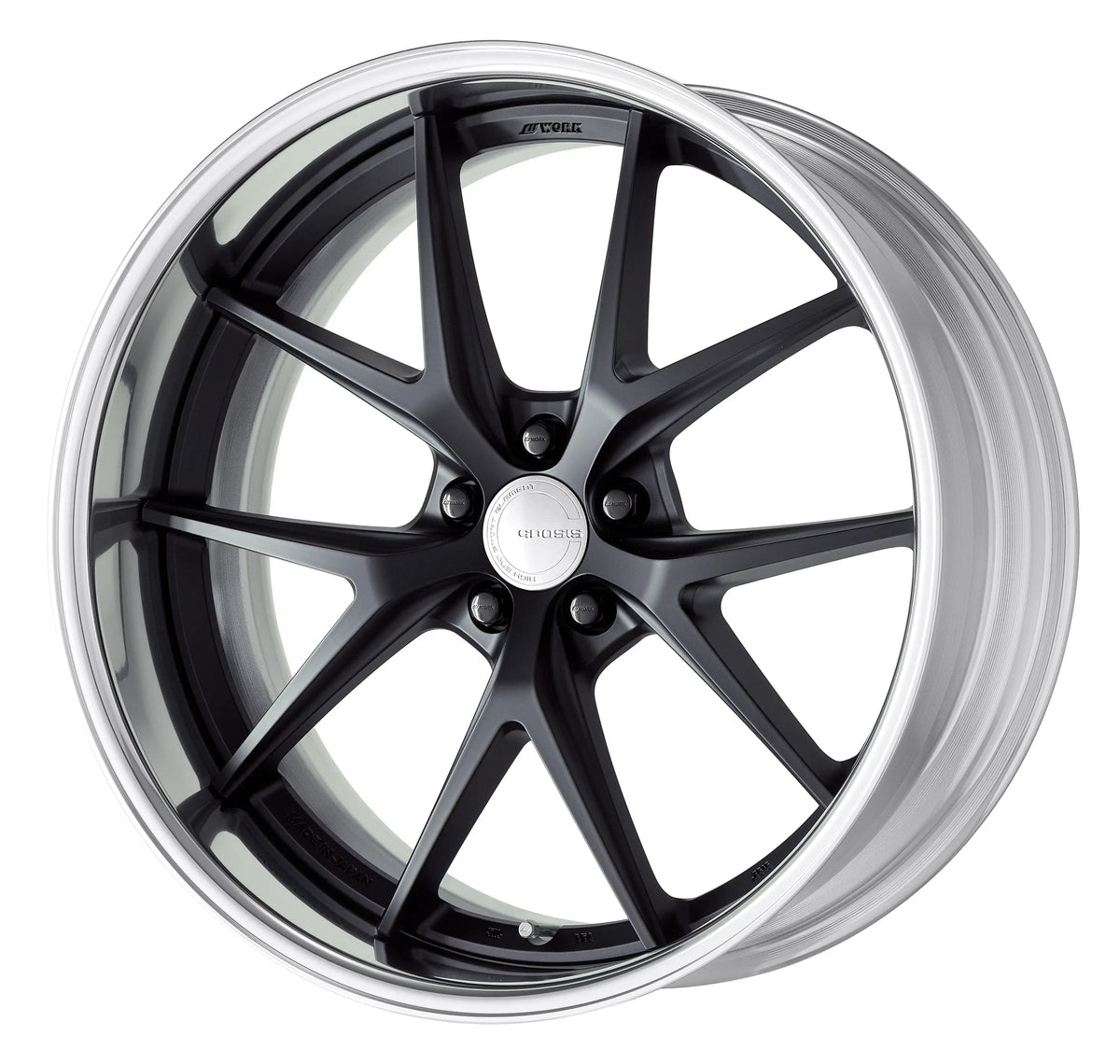 Work Wheels GNOSIS RXS 2-Piece Full Reverse Standard A Disc - WORK-GRXS-21x11.5-STDFR-MBL