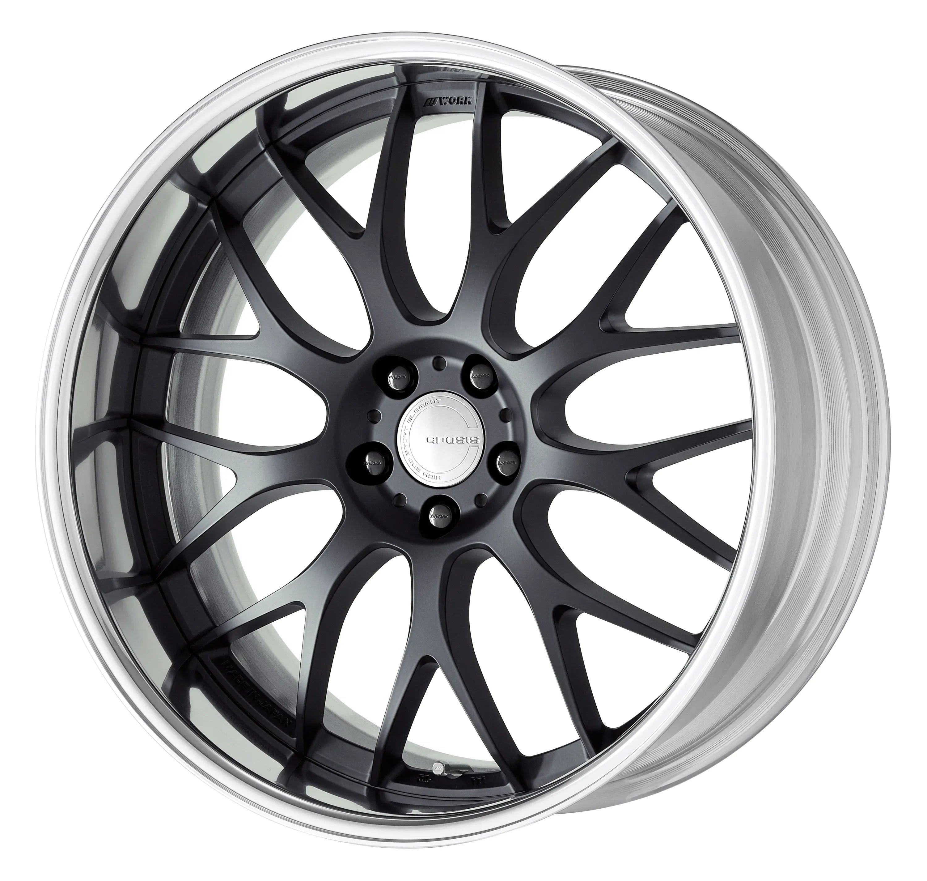 Work Wheels GNOSIS RXM 2-Piece Step Rim Standard A Disc - WORK-GRXM-20x9.0-STDSR-MBL