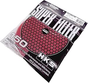 HKS Super Power Flow Replacement Filter (150mm Color: Red) - 70001-AK031