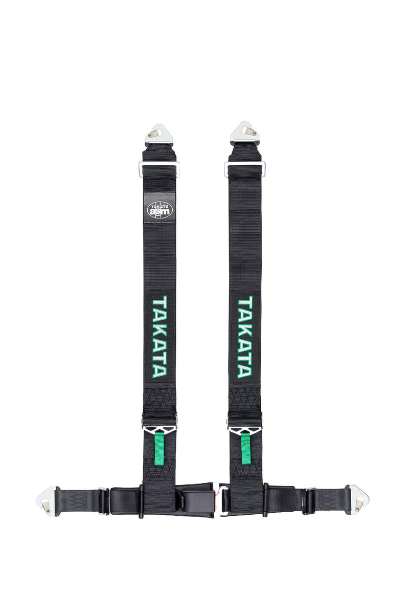 TAKATA Drift III Snap On Harness - Green / Black