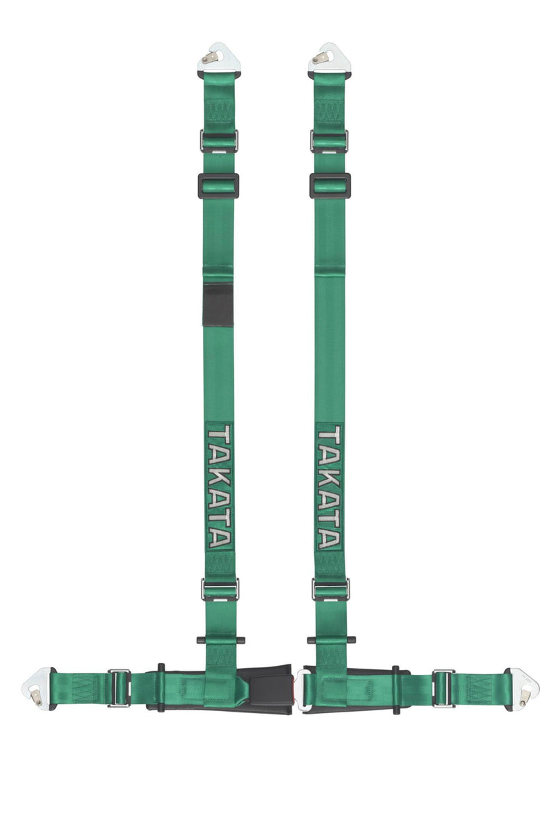 TAKATA Drift II Snap On Harness - Green / Black