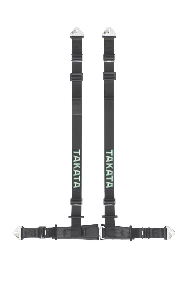 TAKATA Drift II Snap On Harness - Green / Black
