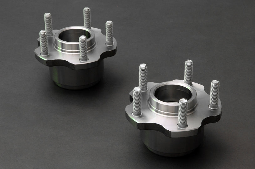 Hardrace - Hardrace - Front 4-Lug to 5-Lug Conversion Kit - Nissan - Silvia S13 All - 7402 - Rzcrewgarage