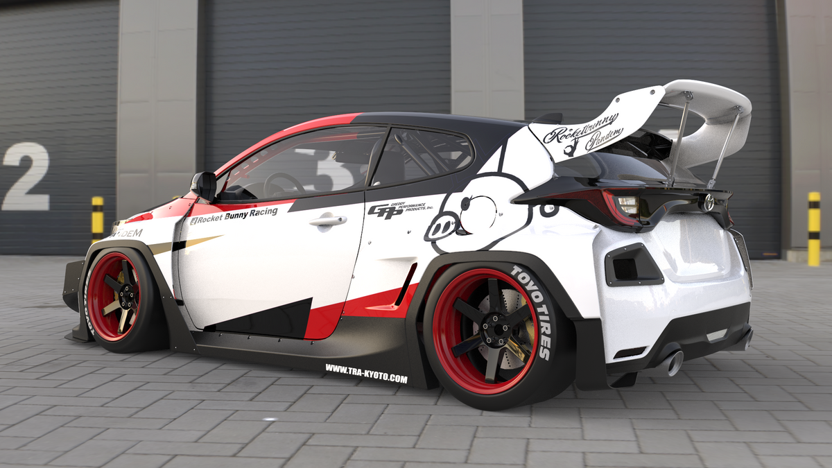 Rocket Bunny - Pandem | V1.0 Body Kit - Toyota - Yaris GR GXPA16 - Front Lip GXPA16-RB2 - Rzcrew Garage