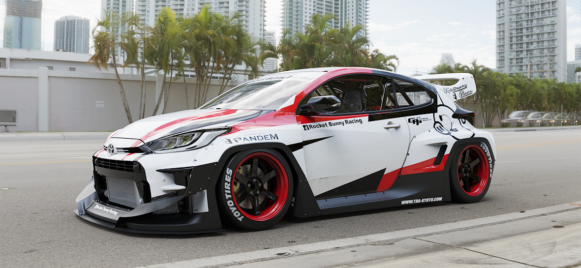 Rocket Bunny - Pandem | V1.0 Body Kit - Toyota - Yaris GR GXPA16 - Rear Bumper Duct GXPA16-RB7 - Rzcrew Garage