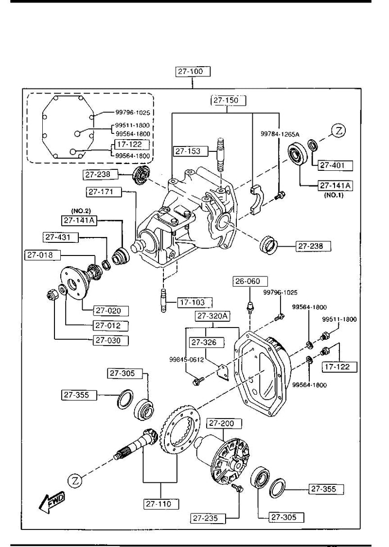 Genuine Mazda Parts - Ring Gear Bolt - Mazda - RX-7 FD3S All Type-8051-27-235 - Rzcrewgarage