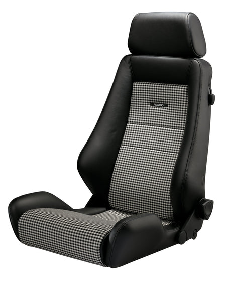 Recaro Japan CLASSIC LX PEPITA Reclinable Seat - Black - Rzcrewgarage