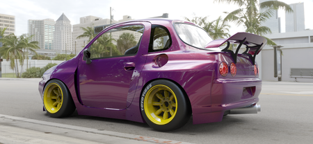 Rocket Bunny - POCKETBUNNY TWIN R32 Body Kit - Suzuki - Twin EC22S - Rear Wing PBR32-RB12 - Rzcrew Garage