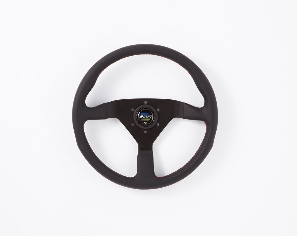 Spoon Steering Wheels - 3 Spokes Leather - [variant sku] - RZCrewGarage