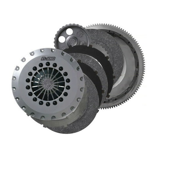 ATS - Carbon Triple Disc Clutch Spec II 1350kg Push Type Clutch Kit - Toyota - Supra JZA80-CT23H320-14S - Rzcrewgarage