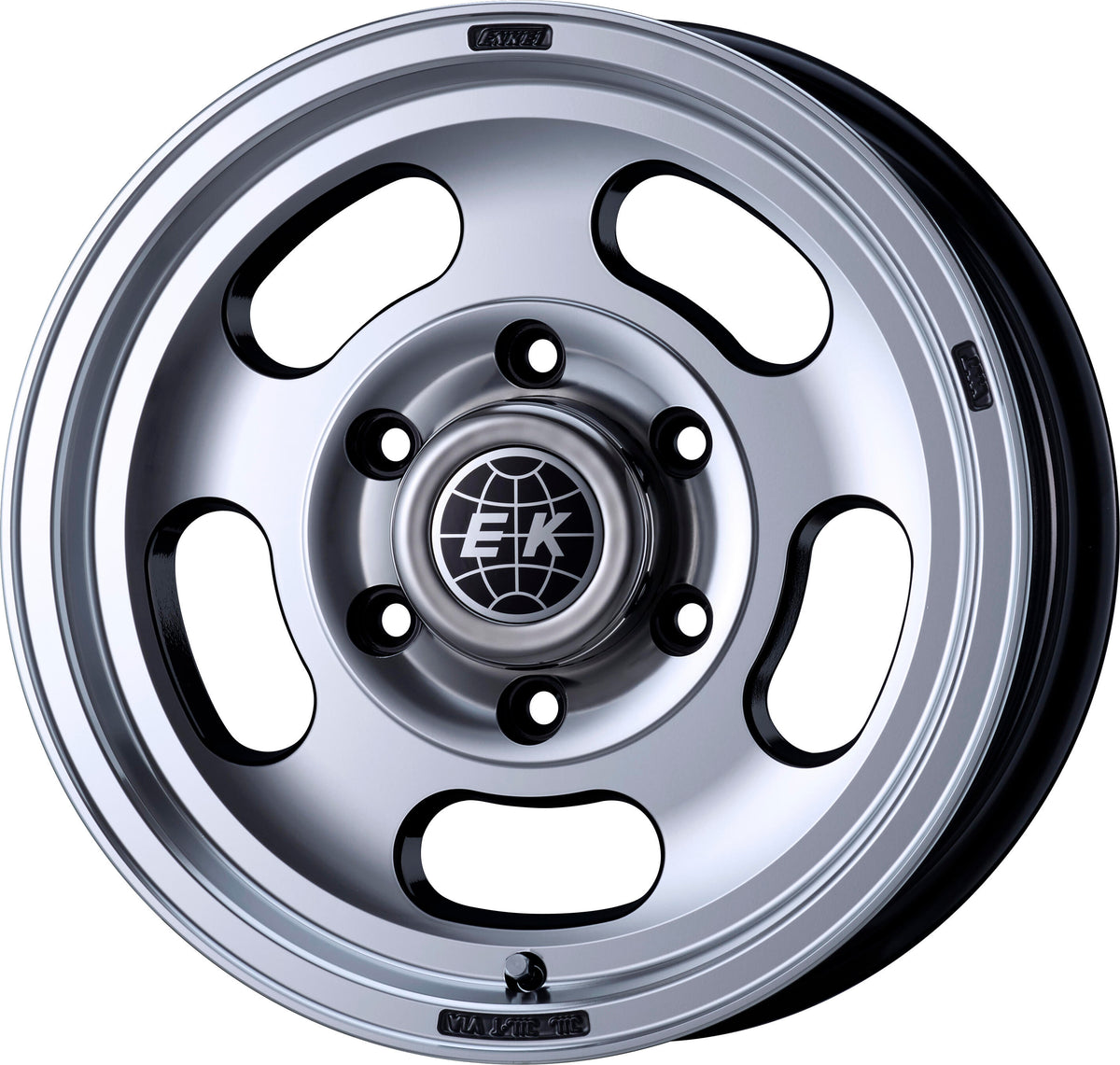 Enkei Japan ENKEI Dish2 - 15x6J - 6x139.7 - ET: 30 (Machining Black) - JDM-DISH2-56-61397-30M/BK