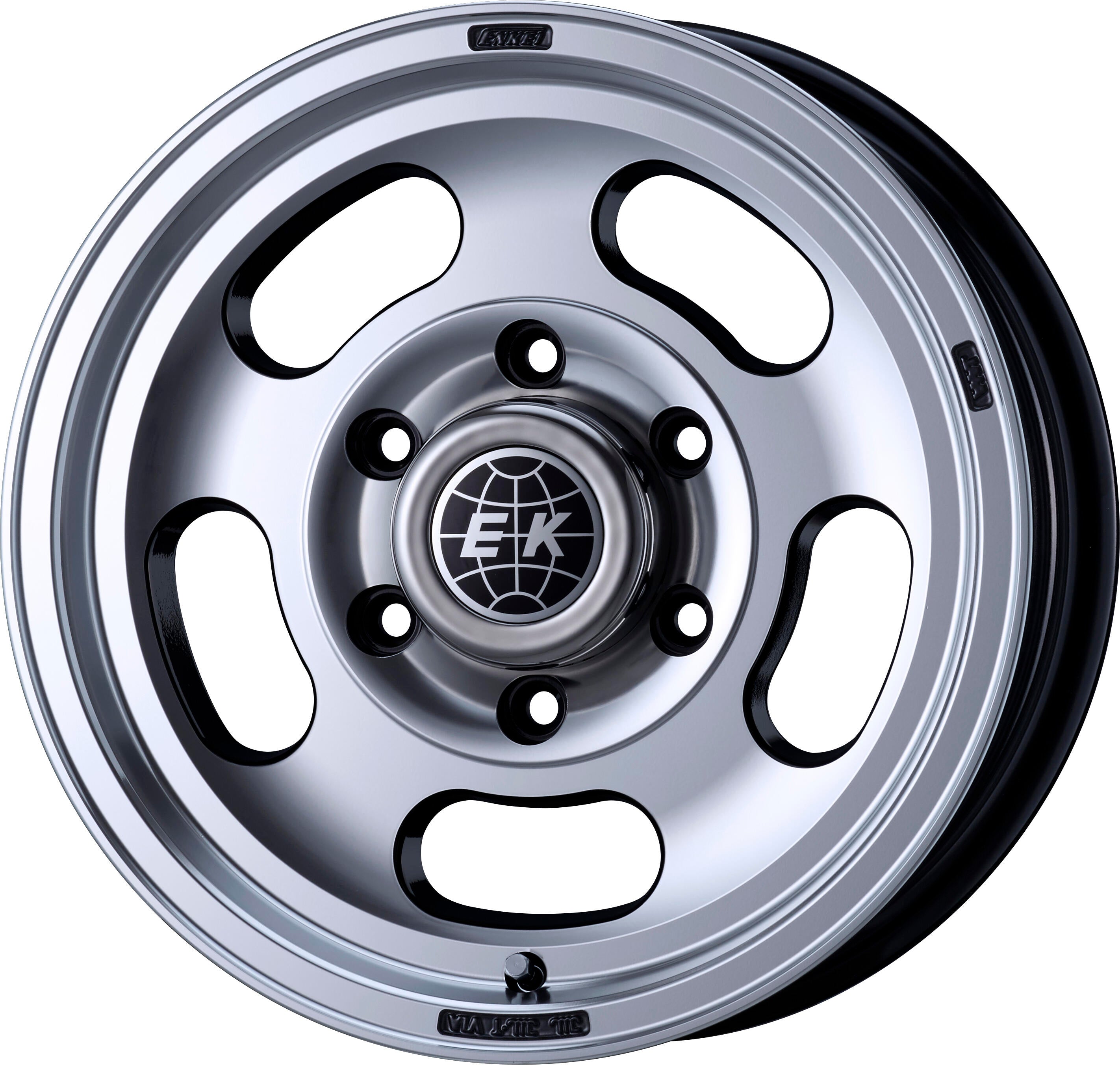 Enkei Japan ENKEI Dish2 - 15x6J - 6x139.7 - ET: 30 (Machining Black) - JDM-DISH2-56-61397-30M/BK