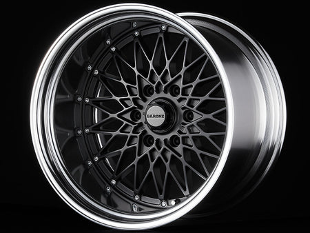 Fabulous Barone RM-6 2PIECE Step Rim - BARONERM-62PIECESTEPRIM-176X1397-737TO18MBK-JP1