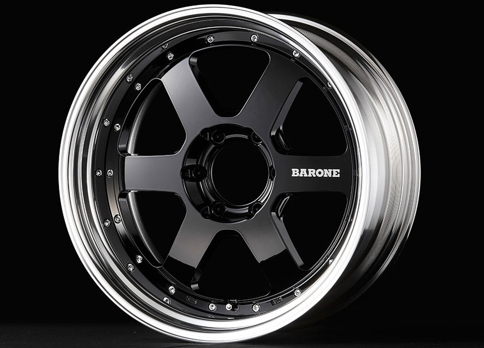 Fabulous Barone RS-6 2PIECE Reverse Rim Low Disk - BARONERS-62PIECEREVERSERIMLOWDISK-176X1397-750TO28GB-JP1