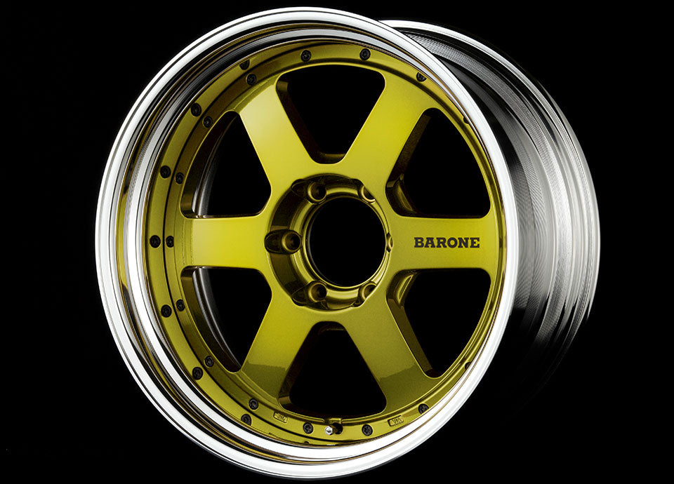 Fabulous Barone RS-6 2PIECE Step Rim Low Disk - BARONERS-62PIECESTEPRIMLOWDISK-186X1397-9550TO-6CG-JP1